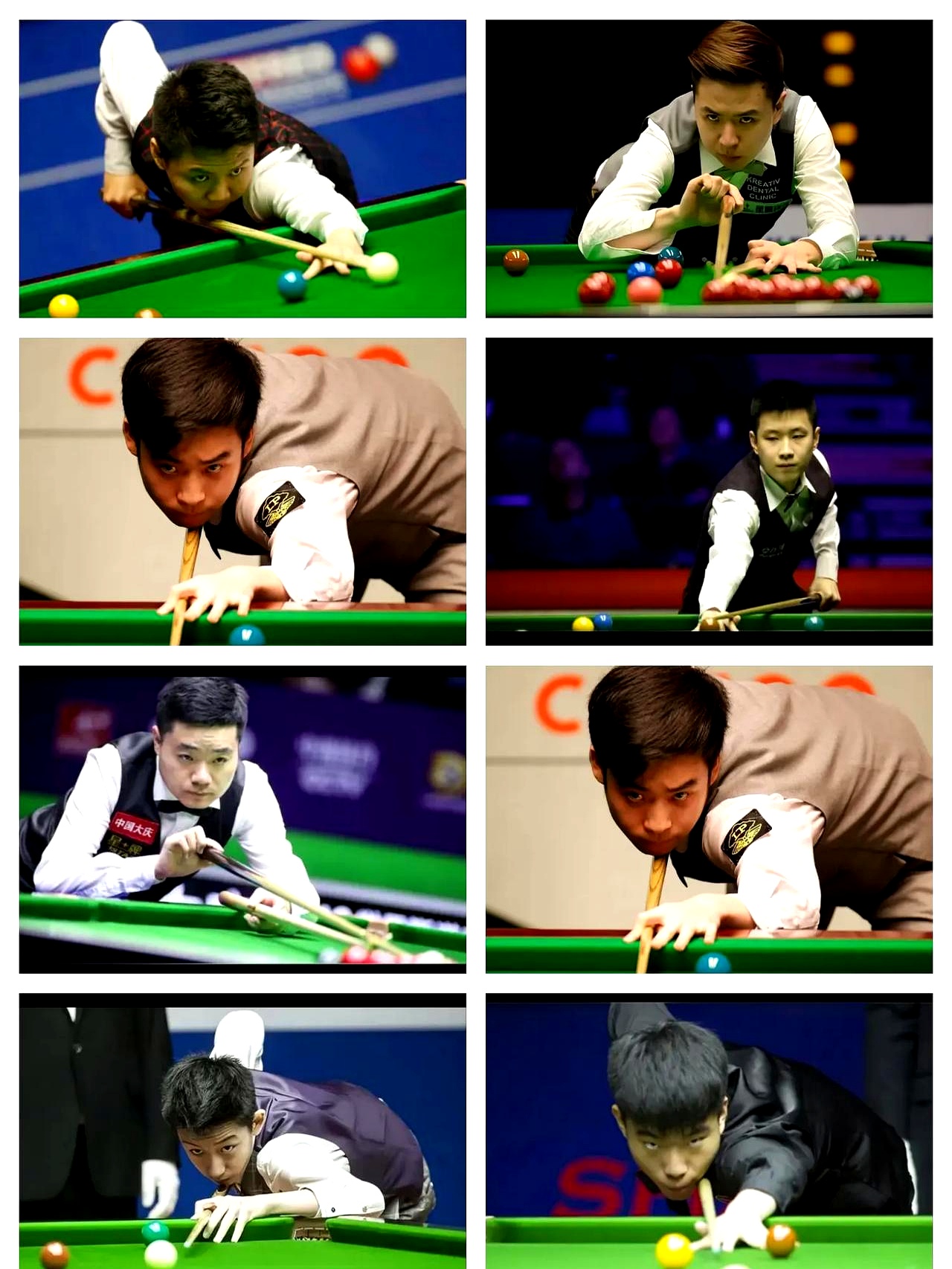 斯诺克友谊赛上演强强对话,关中犀牛队强势横扫海滨飞鹰队,多点开花奏效; 斯诺克友谊赛上演强强对话,关中犀牛队强势横扫海滨飞鹰队,多点开花奏效;